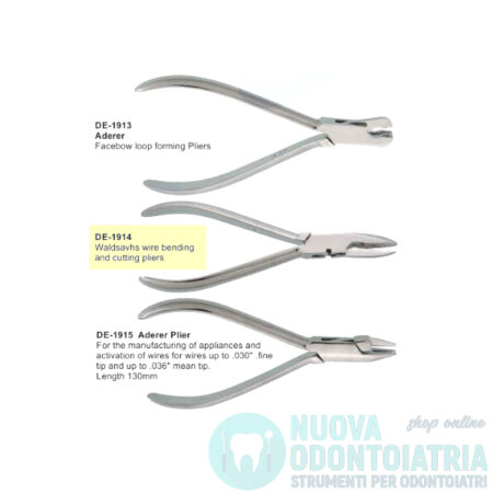 Tronchese Ortodontica e Pinza Piegafilo Waldsavhs