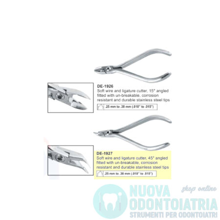 Tronchese Ortodontica per legature 15 Gradi DE-1926