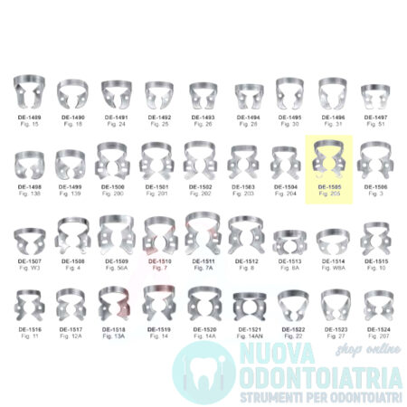 Uncino per Diga Dentale per Molare DE-1505
