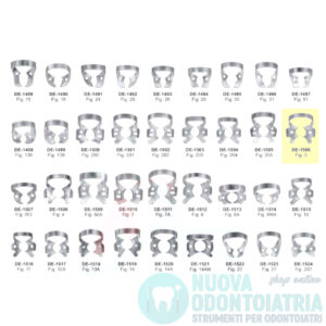 Uncino per Diga Dentale per Molare DE-1506