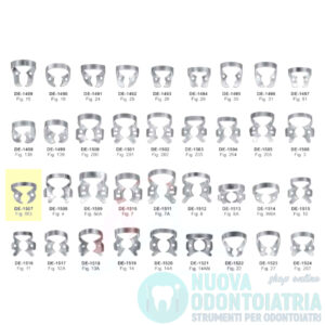 Uncino per Diga Dentale per Molare DE-1507