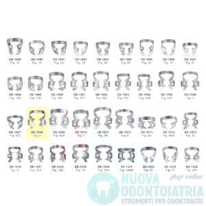 Uncino per Diga Dentale per Molare DE-1508