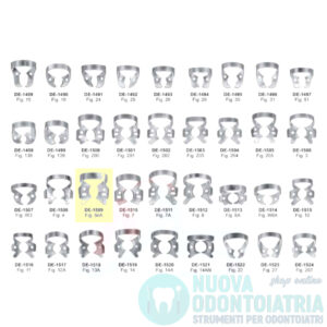 Uncino per Diga Dentale per Molare DE-1509