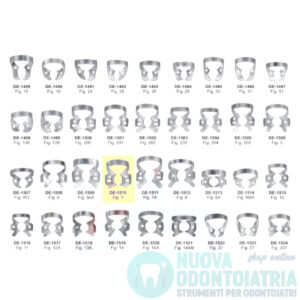 Uncino per Diga Dentale per Molare DE-1510