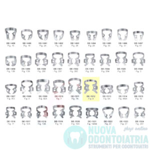 Uncino per Diga Dentale per Molare DE-1512