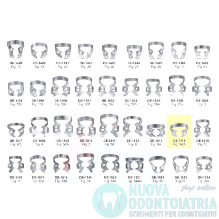 Uncino per Diga Dentale per Molare DE-1514
