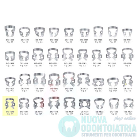 Uncino per Diga Dentale per Molare DE-1516
