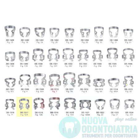 Uncino per Diga Dentale per Molare DE-1517