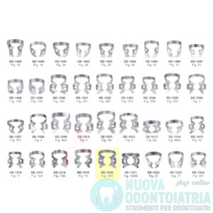 Uncino per Diga Dentale per Molare DE-1520