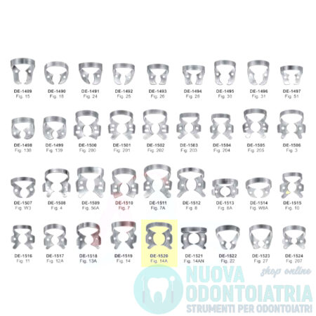 Uncino per Diga Dentale per Molare DE-1520