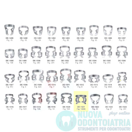 Uncino per Diga Dentale per Molare DE-1521