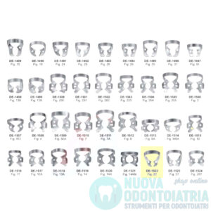 Uncino per Diga Dentale per Molare DE-1522