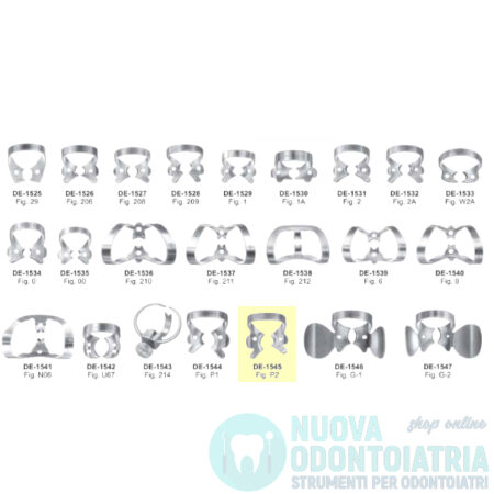 Uncino per Diga Dentale per Molare DE-1545