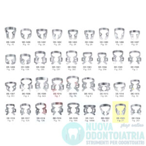 Uncino per Diga Dentale per Premolare DE-1523