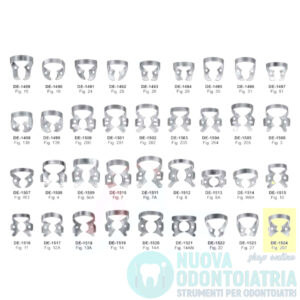 Uncino per Diga Dentale per Premolare DE-1524