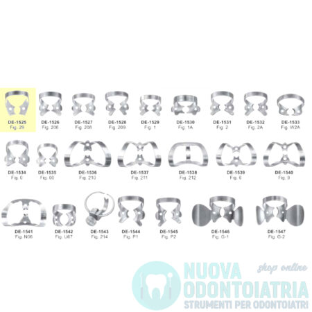 Uncino per Diga Dentale per Premolare DE-1525