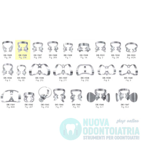 Uncino per Diga Dentale per Premolare DE-1526