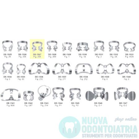 Uncino per Diga Dentale per Premolare DE-1527