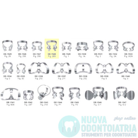 Uncino per Diga Dentale per Premolare DE-1528