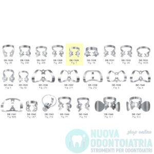 Uncino per Diga Dentale per Premolare DE-1529