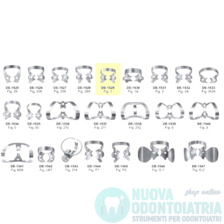 Uncino per Diga Dentale per Premolare DE-1529